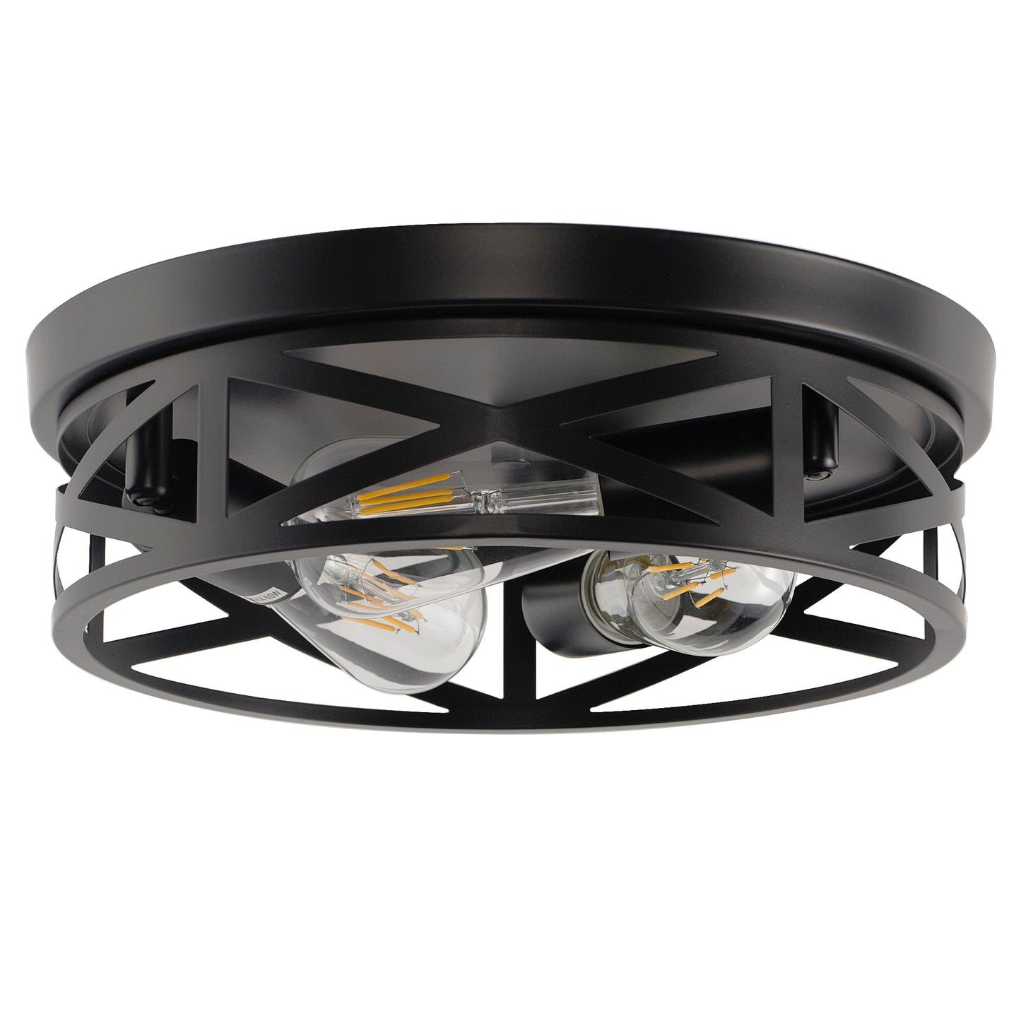 YANSUN 3-Light Black Ceiling Fixture E26 Bulb Not Included