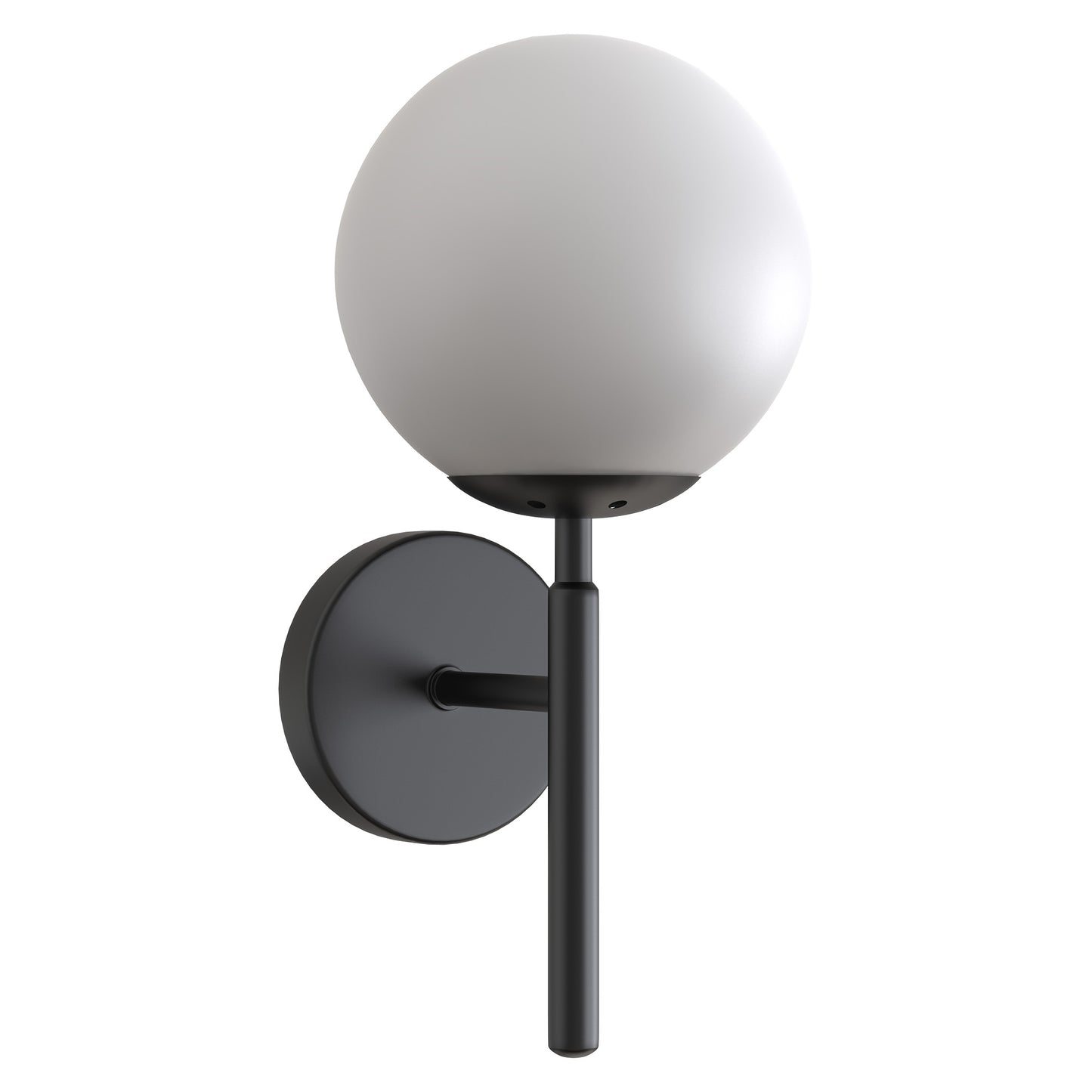 YANSUN Modern E26 Indoor Wall Light, Simple Design, Non-integrated Light Source, No Bulb Included, Black Finish