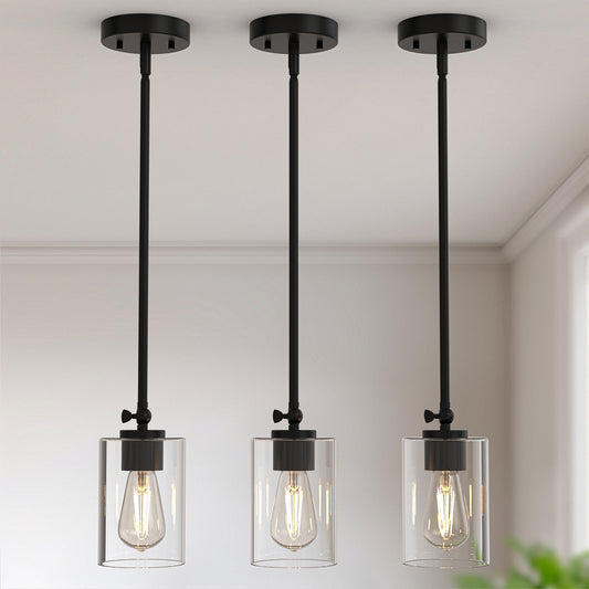 YANSUN 1-Light Black Pendant Light Accessories Fixture for Pendant Light