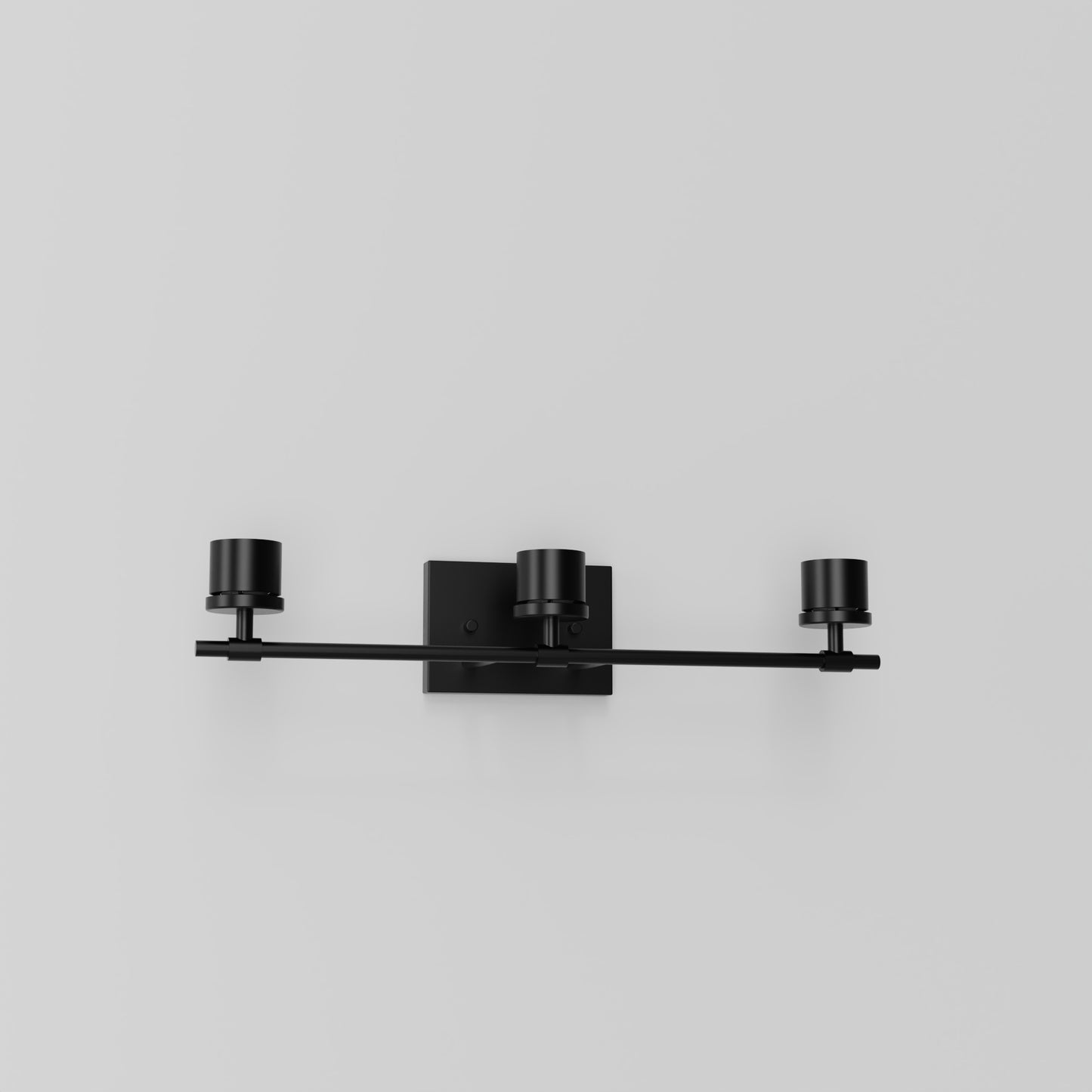 3-Light Black Vanity Light Canopy Elevate Your Bathroom with Style