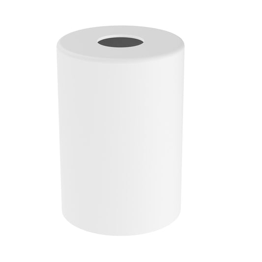 YANSUN 3-Pack Cylindrical Milk White Glass Lamp Shades, Non-Integrated Light Fixture, 110V, Includes Installation Instructions