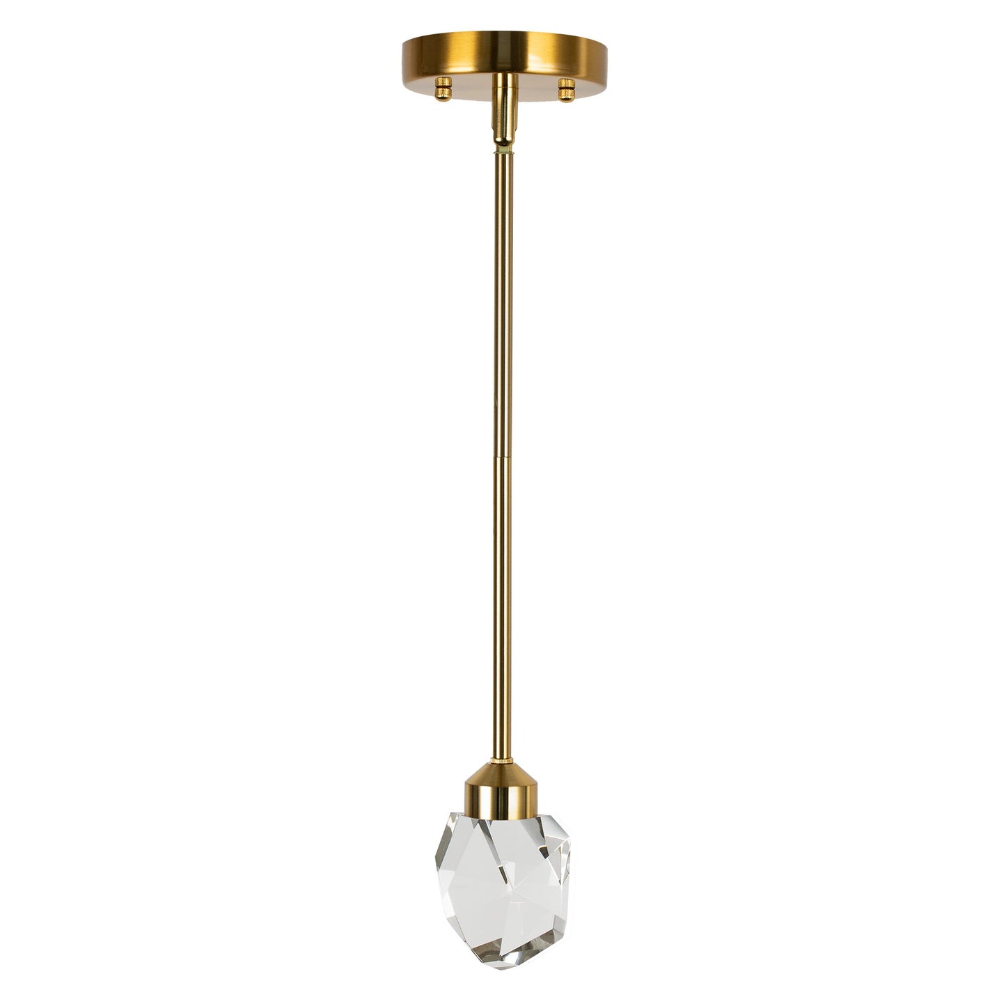 Integrated LED Crystal Pendant,Modern Crystal Kitchen Island Pendant Lighting 5W for Kitchen Bedroom