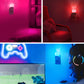 YANSUN 1-Pack 0.5W Plug-in Night Light with Light Sensor, RGB & 3000K Warm Light, Color Changing, Memory Function, White Acrylic, US Plug