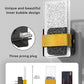 YANSUN 1-Watt Acrylic Square  Plug-in Integrated LED Night Light with Sliding Dimmer, Amber 1600K, Black & Copper, 2-Pack