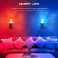 YANSUN 1-Pack 0.5W Plug-in Night Light with Light Sensor, RGB & 3000K Warm Light, Color Changing, Memory Function, White Acrylic, US Plug
