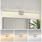 YANSUN 48 in Modern LED Vanity Light with Bubble Acrylic Diffuser, Sand Nickel Finish, Integrated LED, 3CCT Dimmable
