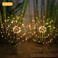 YANSUN LED Firework Garden Lights - 120 LEDs, Warm White, 40 Copper Wires (2-Pack)