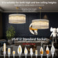 YANSUN 37in. Gold 2-Tier 8-Light Water Ripple Crystal Chandelier Modern Ceiling Light for Dining Room Living Room Bedroom Foyer High Ceiling