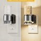 YANSUN 2-Pack Plug-in Dusk-to-Dawn Night Lights, Warm Glow 2700K, Sliding Dimmable, Wall Light Style, US 3-Prong Plug