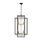 YANSUN Farmhouse Gold 8-Light Pendant Light, Adjustable Height, E12 Base, Iron Frame for Kitchen Island & Foyer (Bulbs Not Included)