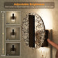 YANSUN 2-Pack Plug in Dusk to Dawn Night Light 1W Dimmable 3000K Black Acrylic Crystal Style Night Lamp