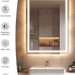 YANSUN LED Bathroom Mirror Vanity Light with Front & Backlight, Dimmable 3CCT, Anti-Fog, Shatter-Proof, Memory, Night Light