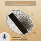 YANSUN 2-Pack Plug in Dusk to Dawn Night Light 1W Dimmable 3000K Black Acrylic Crystal Style Night Lamp