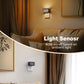 YANSUN 2-Pack 1W Dusk to Dawn Plug-in Night Lights 2700K Warm White LED Up and Down Lighting Night Lights with 3-Level Dimming for Bedroom Hallway
