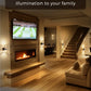 YANSUN 2-Pack Plug-in Dusk-to-Dawn Night Lights, Warm Glow 2700K, Sliding Dimmable, Wall Light Style, US 3-Prong Plug