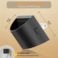 YANSUN 1-Watt Integrated LED Plug-In Semi-Crescent Wall-Like Night Light, Amber, Button Adjustable, Light Sensor, 2-Pack