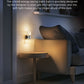 YANSUN 2-Pack Plug-in Dusk-to-Dawn Night Lights, Warm Glow 2700K, Sliding Dimmable, Wall Light Style, US 3-Prong Plug