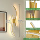 YANSUN 2-Pack Dual Wave Wall Lights, LED Built-in, 5W, 2700K-6000K, Remote Control, U.S. Two-Prong Plug, Type-C USB