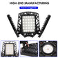 YANSUN LED Garage Light 4 Panel E26, 8000LM 6000K Deformable Ceiling Light, 38W High Brightness Shop Light for Garage Basement Workshop