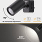 YANSUN 2-Pack 1W Dusk to Dawn Plug-in Night Lights Adjustable Cylinder Head 5000K Cool White Dimmable LED Night Lights for Bedroom Hallway Bathroom