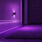 YANSUN 1-Watt Color Changing Integrated LED Semi-Crescent Wall-Like Night Light, Button Adjustable, Light Sensor, 2-Pack
