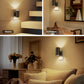 YANSUN 1-Watt Integrated LED Plug-In Night Light, Warm 3000K, Dimmable, Light Sensor, 4-Pack
