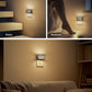 YANSUN 2-Pack 1W Dusk to Dawn Plug-in Night Lights 2700K Warm White LED Up and Down Lighting Night Lights with 3-Level Dimming for Bedroom Hallway