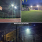 YANSUN 2-Pack High Lumen Outdoor Flood Light with Dusk to Dawn Sensor, IP66 Waterproof, 7024 Lm