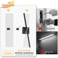 YANSUN 2-Pack Windmill Spot LED Wall Light, Built-in LED, 2700K-6000K, Sand Black Finish, Timer