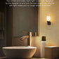 YANSUN 2W Integrated LED Plug-In Night Light, Long Slim Round Bar, Slide Dimming, Warm White 3000K, 1-Pack