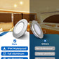 YANSUN4-Pack 5W RV Recessed Downlight, 3000K Warm White Dimmable LED, IP44 Waterproof, with Wiring Nuts for Easy Installation