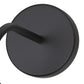 YANSUN 1-Light Modern Black Wall Sconce, E26 Socket Decorative Indoor Wall Light, Minimalist Globe-Shaped Fixture