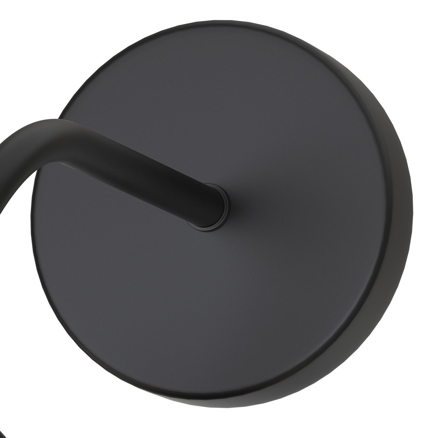 YANSUN 1-Light Modern Black Wall Sconce, E26 Socket Decorative Indoor Wall Light, Minimalist Globe-Shaped Fixture