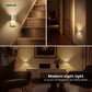 YANSUN 1-Watt Integrated LED Plug-In Square Night Light, Up-Down Illumination, Button Adjustable, Light Sensor, 2-Pack