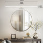 YANSUN 24-Watt 1-Light Nickel Integrated LED Vanity Light, 48 in. Modern Adjustable Wall Sconce for Bathroom or Various