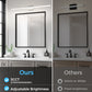 YANSUN 24-Watt 1-Light Nickel Integrated LED Vanity Light, 48 in. Modern Adjustable Wall Sconce for Bathroom or Various