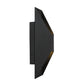 YANSUN 12in Black LED Wall Sconce 14W 595LM 3CCT Dimmable Modern Steel Wall Light Sand Blast Acrylic cETLus Certified