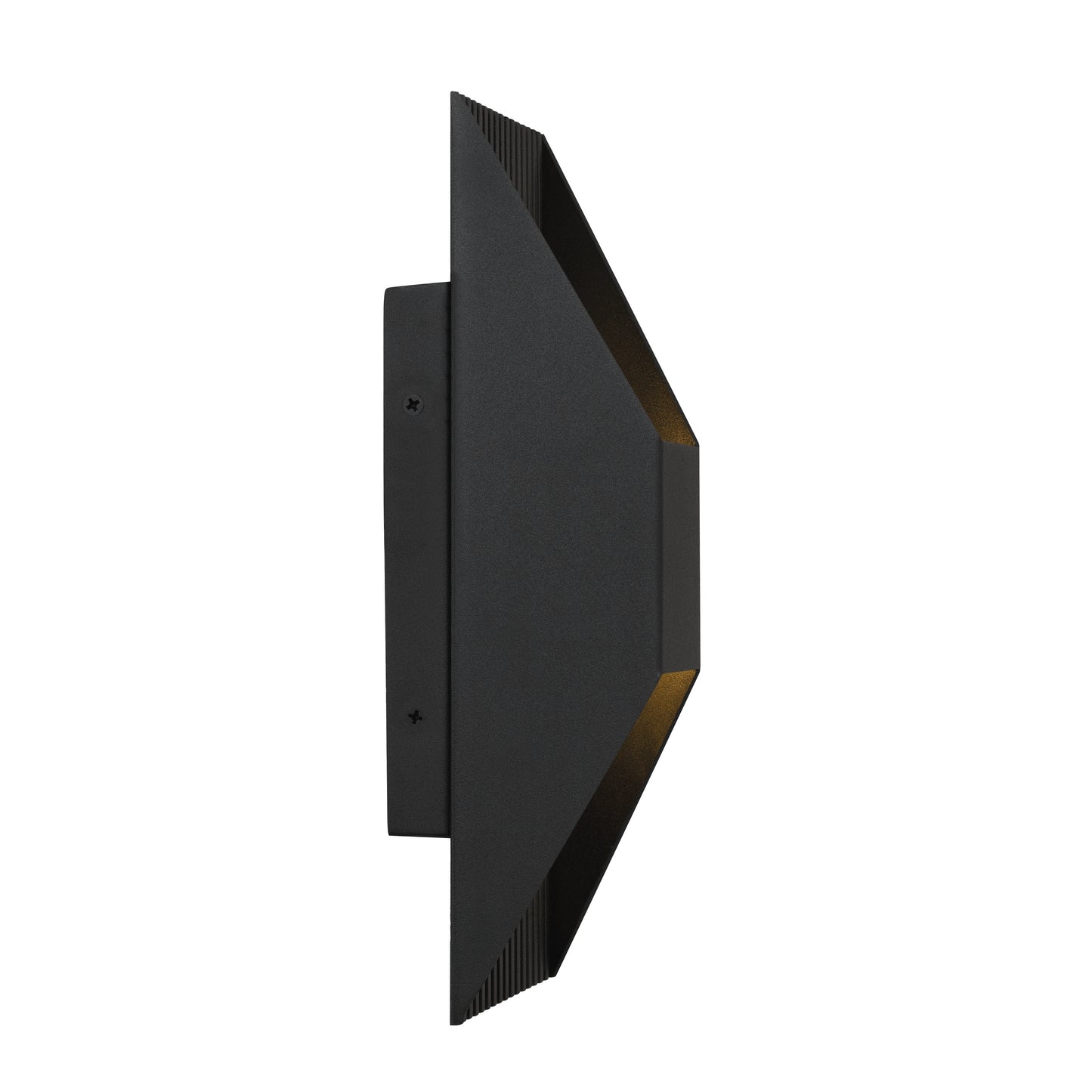 YANSUN 12in Black LED Wall Sconce 14W 595LM 3CCT Dimmable Modern Steel Wall Light Sand Blast Acrylic cETLus Certified