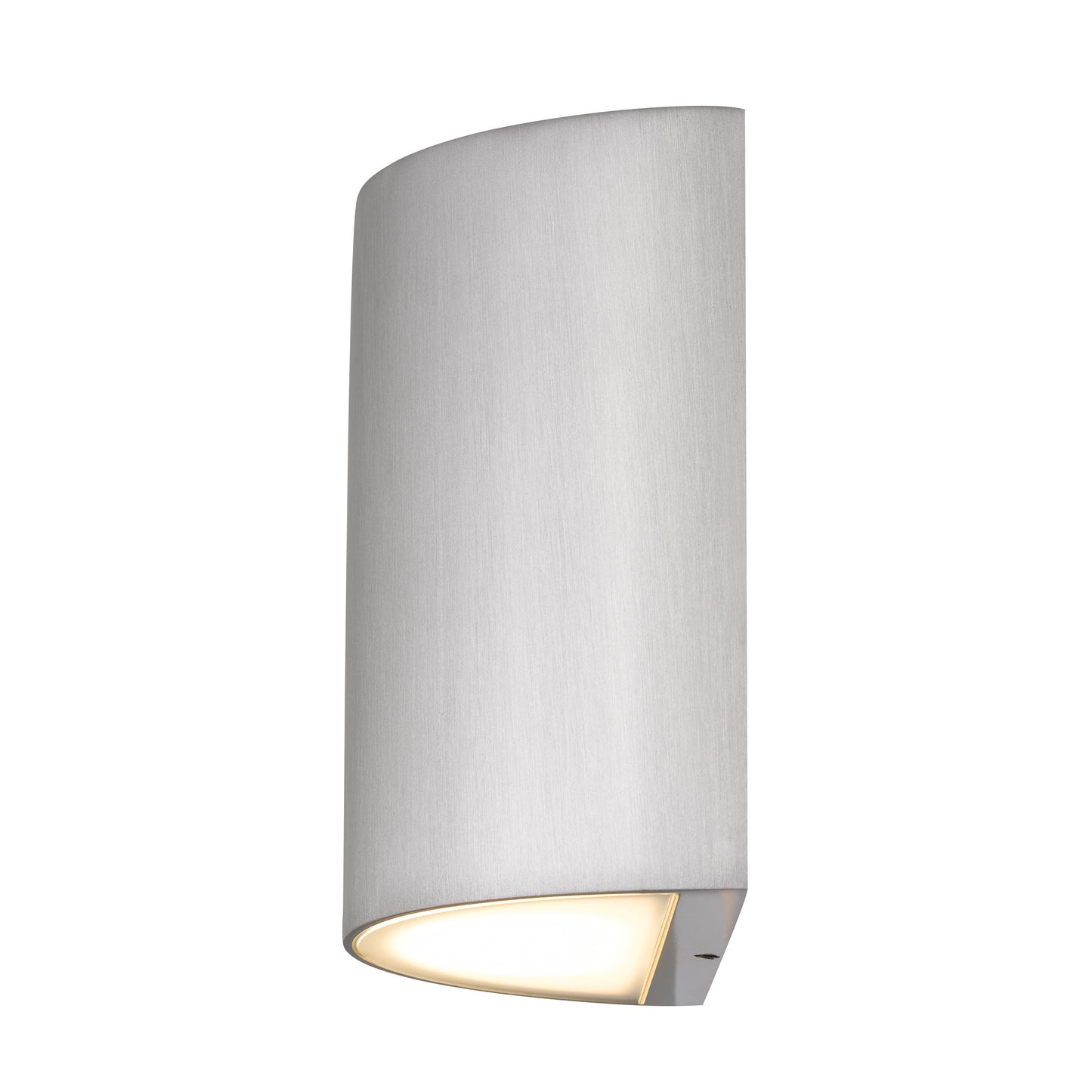 YANSUN Brushed Aluminum LED Wall Sconce 15W 350LM 3CCT Dimmable Modern Indoor Wall Light Silk Screen Glass cETLus Certified