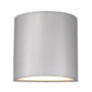 YANSUN Brushed Aluminum LED Wall Sconce 15W 350LM 3CCT Dimmable Modern Indoor Wall Light Silk Screen Glass cETLus Certified