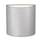 YANSUN Brushed Aluminum LED Wall Sconce 15W 350LM 3CCT Dimmable Modern Indoor Wall Light Silk Screen Glass cETLus Certified