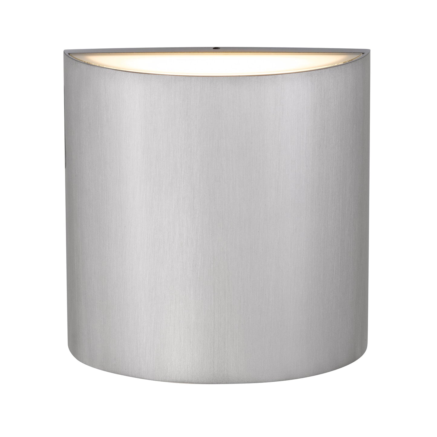 YANSUN Brushed Aluminum LED Wall Sconce 15W 350LM 3CCT Dimmable Modern Indoor Wall Light Silk Screen Glass cETLus Certified