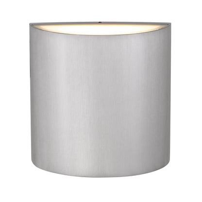 YANSUN Brushed Aluminum LED Wall Sconce 15W 350LM 3CCT Dimmable Modern Indoor Wall Light Silk Screen Glass cETLus Certified