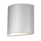 YANSUN Brushed Aluminum LED Wall Sconce 15W 350LM 3CCT Dimmable Modern Indoor Wall Light Silk Screen Glass cETLus Certified