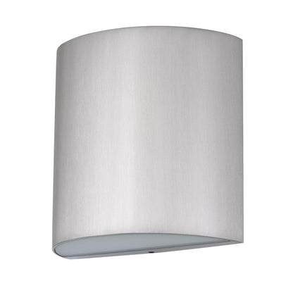 YANSUN Brushed Aluminum LED Wall Sconce 15W 350LM 3CCT Dimmable Modern Indoor Wall Light Silk Screen Glass cETLus Certified