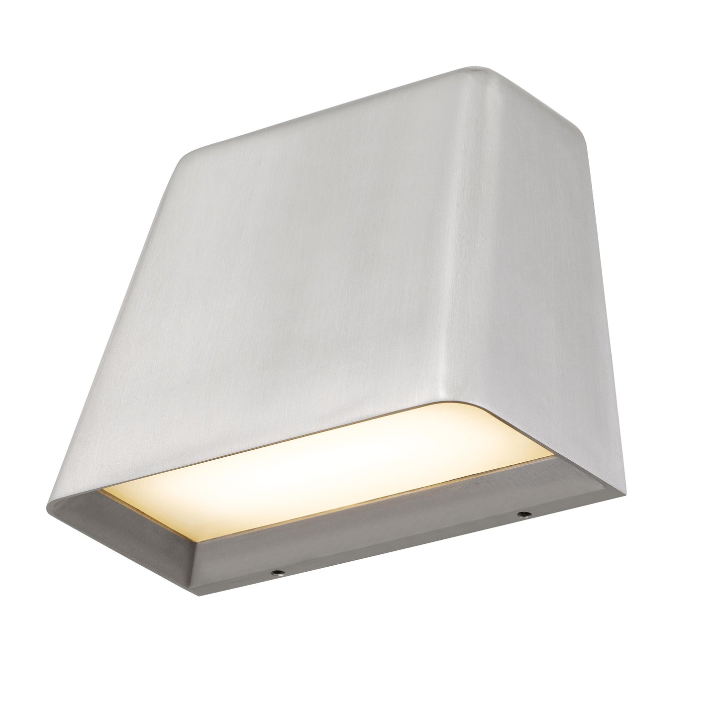 YANSUN 5.5in Brushed Aluminum LED Wall Sconce 12W 541LM 3CCT Dimmable Modern Indoor Wall Light Sand Blast Glass cETLus Certified