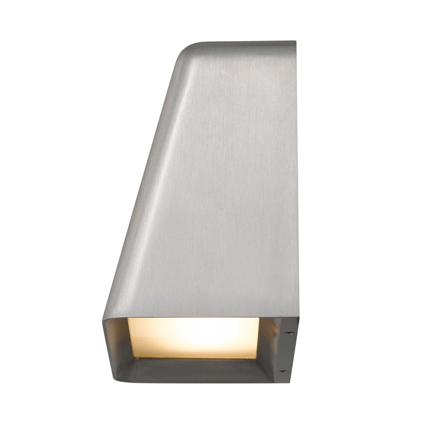 YANSUN 5.5in Brushed Aluminum LED Wall Sconce 12W 541LM 3CCT Dimmable Modern Indoor Wall Light Sand Blast Glass cETLus Certified