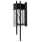 YANSUN 15in LED Wall Sconce 12W 600LM 3CCT Dimmable Modern Indoor Wall Light Clear Hammered Glass cETLus Certified