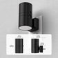 YANSUN 2-Pack 1W Dusk to Dawn Plug-in Night Lights 5000K Cool White Dimmable LED Cylinder Wall Sconce Style Night Lights for Hallway Bathroom Bedroom