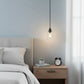 YANSUN Single Pendant Light with Round Glass Shade E26 Bulb Not Included